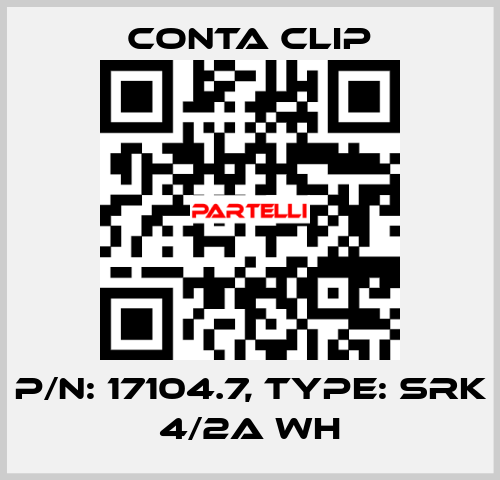 P/N: 17104.7, Type: SRK 4/2A WH Conta Clip