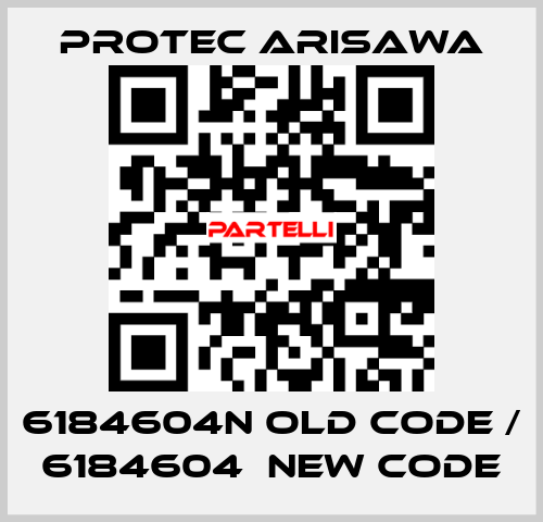 6184604N old code / 6184604  new code Protec Arisawa