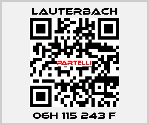 06H 115 243 F Lauterbach