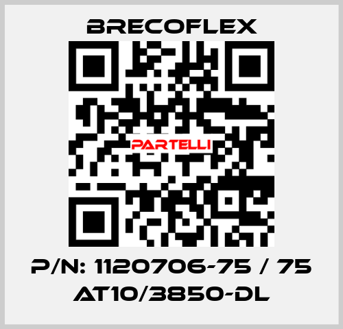 P/N: 1120706-75 / 75 AT10/3850-DL Brecoflex