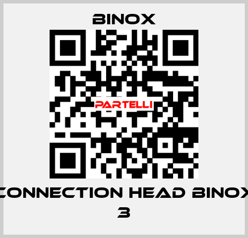 Connection head BINOX 3 Binox