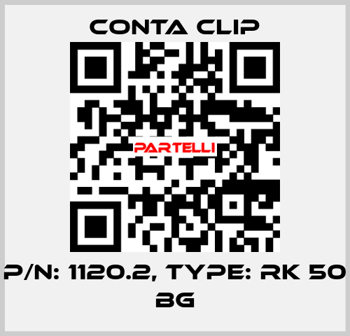 P/N: 1120.2, Type: RK 50 BG Conta Clip