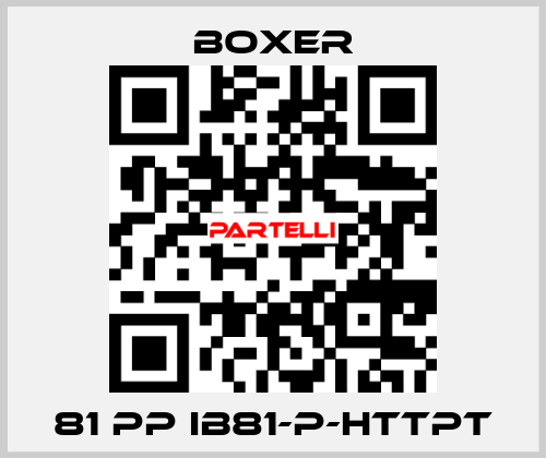 81 PP IB81-P-HTTPT Boxer