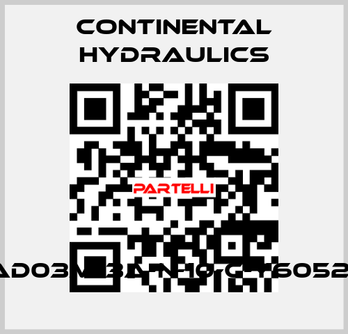 VAD03M-3A-N-10-C-Y6052-3 Continental Hydraulics