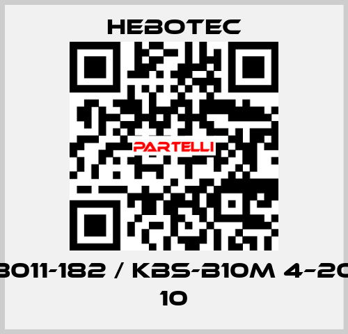 3011-182 / KBS-B10M 4–20 10 HEBOTEC