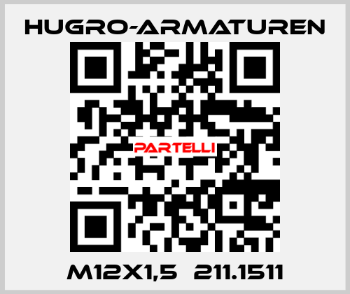 M12x1,5  211.1511 Hugro-Armaturen