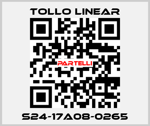 S24-17A08-0265 Tollo Linear