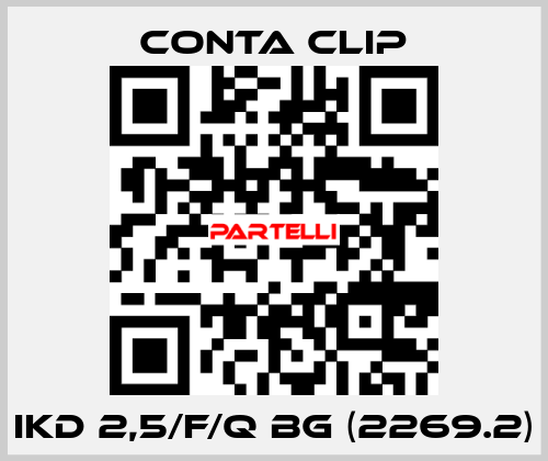 IKD 2,5/F/Q BG (2269.2) Conta Clip