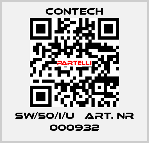 SW/50/I/U   Art. nr 000932 Contech