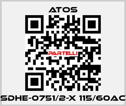 SDHE-0751/2-X 115/60AC Atos