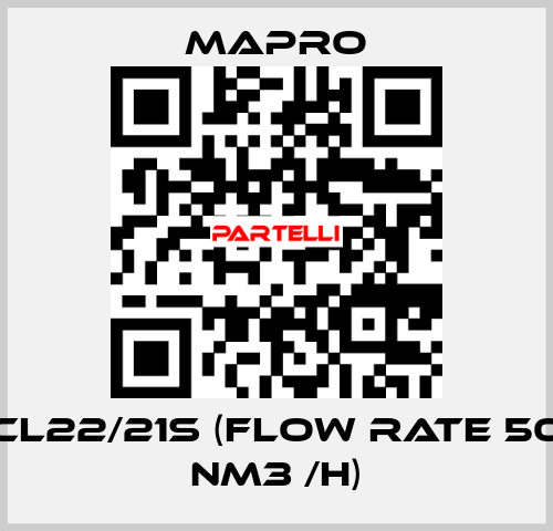 CL22/21S (flow rate 50 Nm3 /h) Mapro