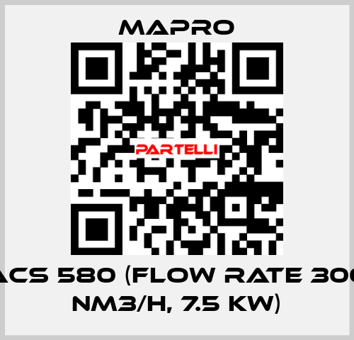 ACS 580 (flow rate 300 Nm3/h, 7.5 kW) Mapro