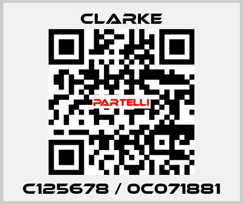 C125678 / 0C071881 Clarke