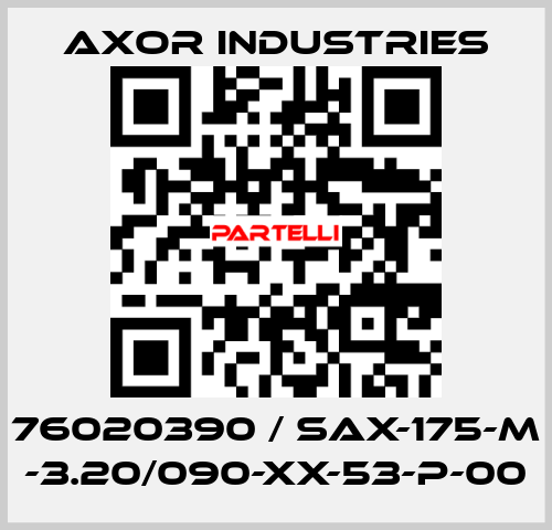 76020390 / SAX-175-M -3.20/090-XX-53-P-00 Axor Industries