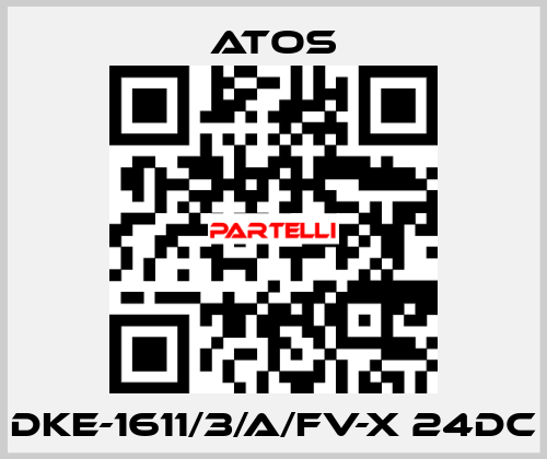 DKE-1611/3/A/FV-X 24DC Atos