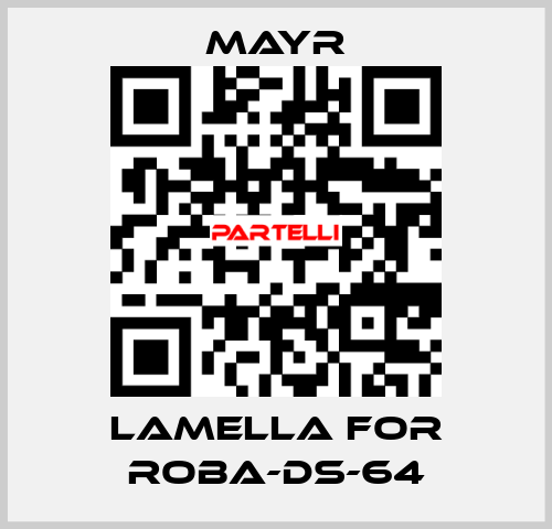 lamella for Roba-DS-64 Mayr