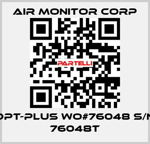 DPT-plus WO#76048 S/N 76048T AIR MONITOR CORP