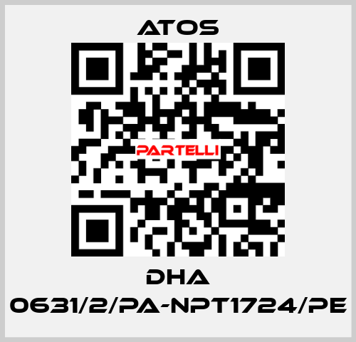 DHA 0631/2/PA-NPT1724/PE Atos