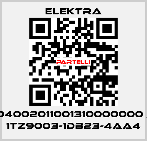 04002011001310000000 / 1TZ9003-1DB23-4AA4 ELEKTRA