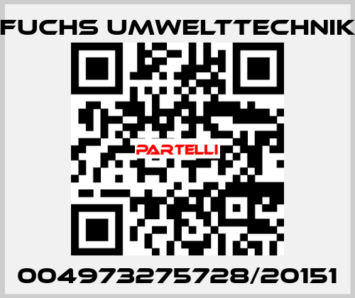 004973275728/20151 Fuchs Umwelttechnik