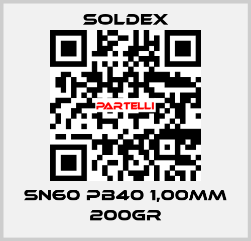 Sn60 Pb40 1,00mm 200Gr SOLDEX