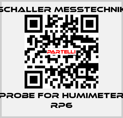 Probe for Humimeter RP6 Schaller Messtechnik