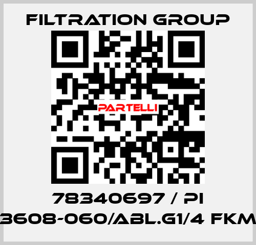 78340697 / PI 3608-060/ABL.G1/4 FKM Filtration Group