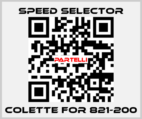 colette for 821-200 Speed Selector