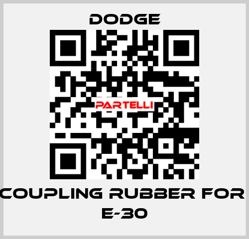 COUPLING RUBBER for  E-30 Dodge