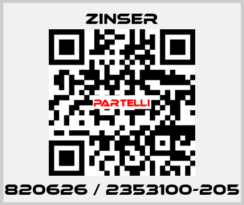 820626 / 2353100-205 Zinser