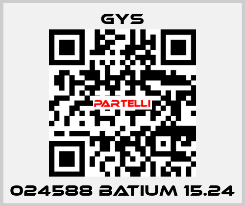 024588 BATIUM 15.24 GYS