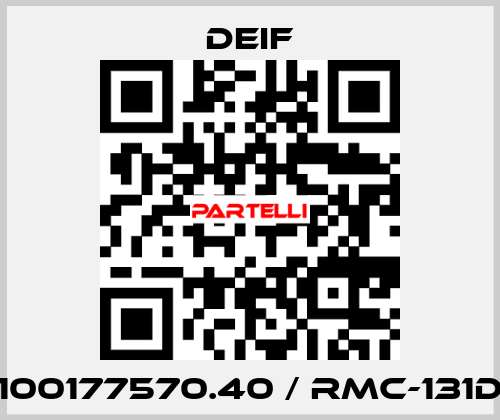 100177570.40 / RMC-131D Deif