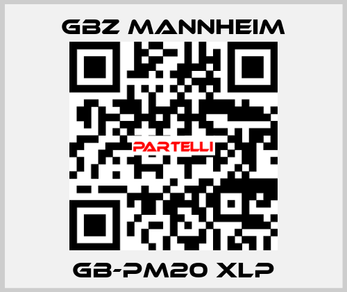 GB-PM20 XLP GBZ MANNHEIM