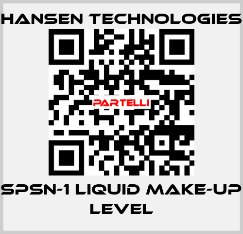 SPSN-1 Liquid make-up level HANSEN TECHNOLOGIES