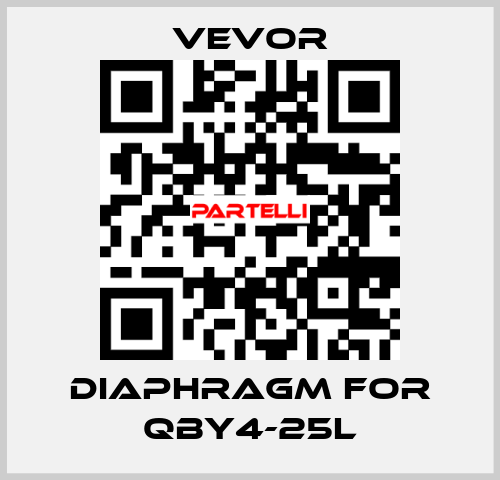 diaphragm for QBY4-25L VEVOR