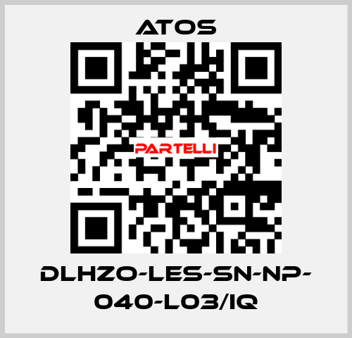 DLHZO-LES-SN-NP- 040-L03/IQ Atos