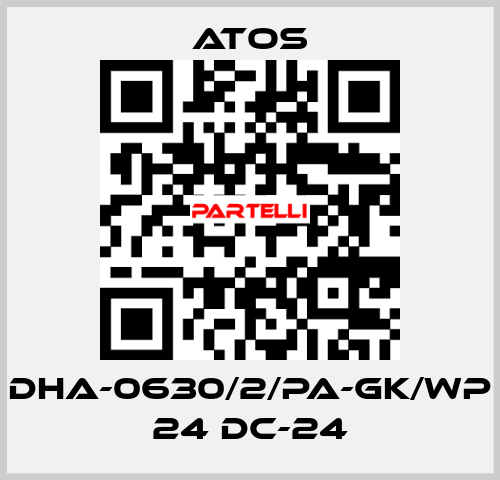 DHA-0630/2/PA-GK/WP 24 DC-24 Atos