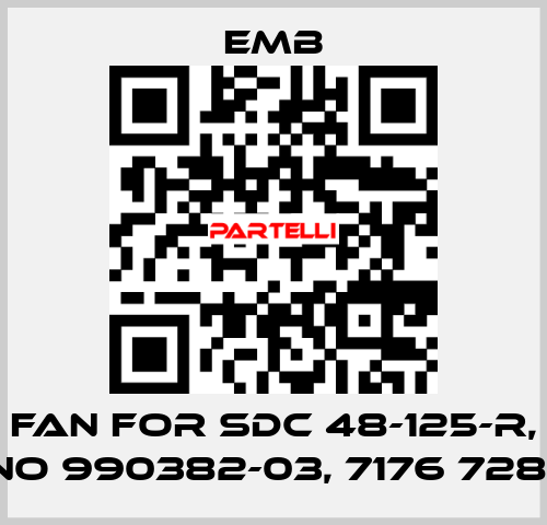 fan for SDC 48-125-R, no 990382-03, 7176 7281 Emb