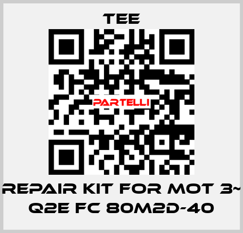 repair kit for Mot 3~ Q2E FC 80M2D-40 TEE