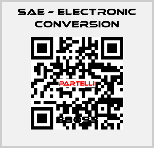 38033 SAE – Electronic Conversion