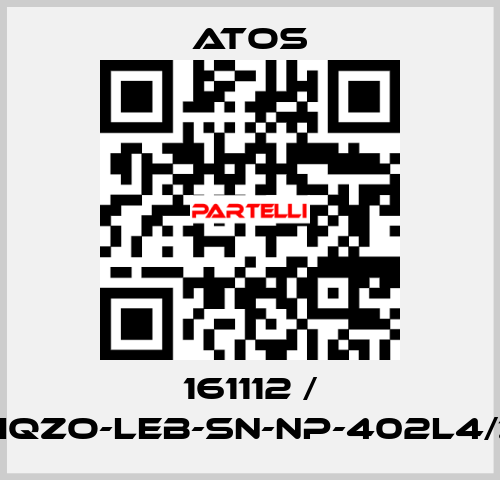 161112 / LIQZO-LEB-SN-NP-402L4/Z Atos