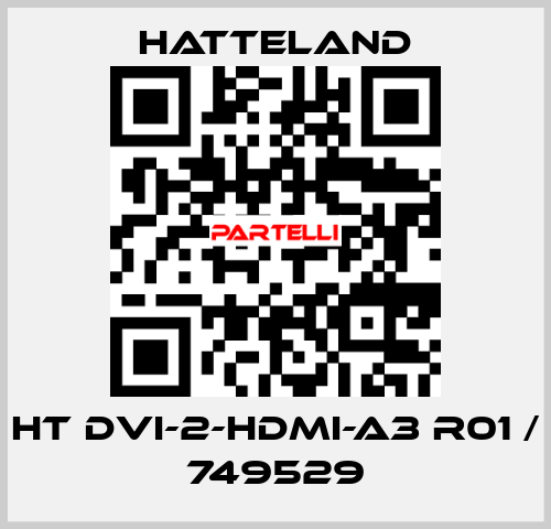 HT DVI-2-HDMI-A3 R01 / 749529 HATTELAND