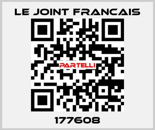 177608 LE JOINT FRANCAIS