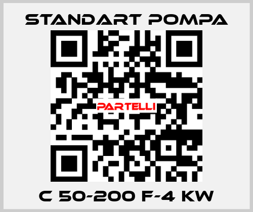 C 50-200 F-4 kW STANDART POMPA