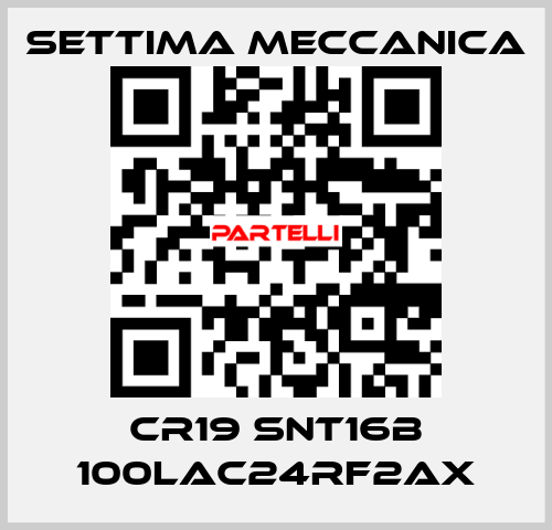 CR19 SNT16B 100LAC24RF2AX Settima Meccanica