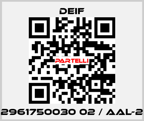 2961750030 02 / AAL-2 Deif