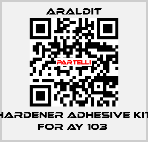 Hardener adhesive kit for AY 103  Araldit