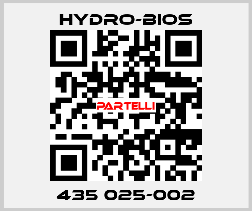 435 025-002 Hydro-Bios