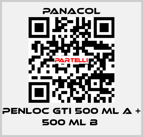 PENLOC GTI 500 ml A + 500 ml B  Panacol