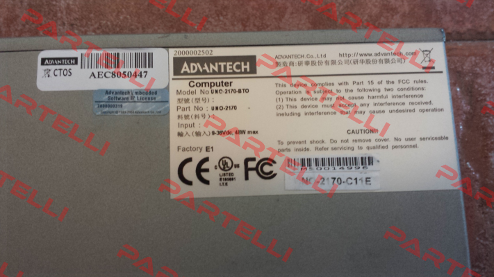 UNO-2170-BTO, 2170-C11E  Advantech